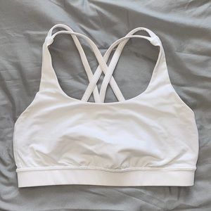 Lululemon Energy Bra White Size 6